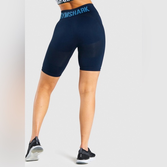 Gymshark Flex Cycling Shorts - Navy - Picture 2 of 5
